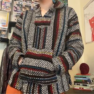 Multicolored Baja Joe Hippie Hoodie ✨